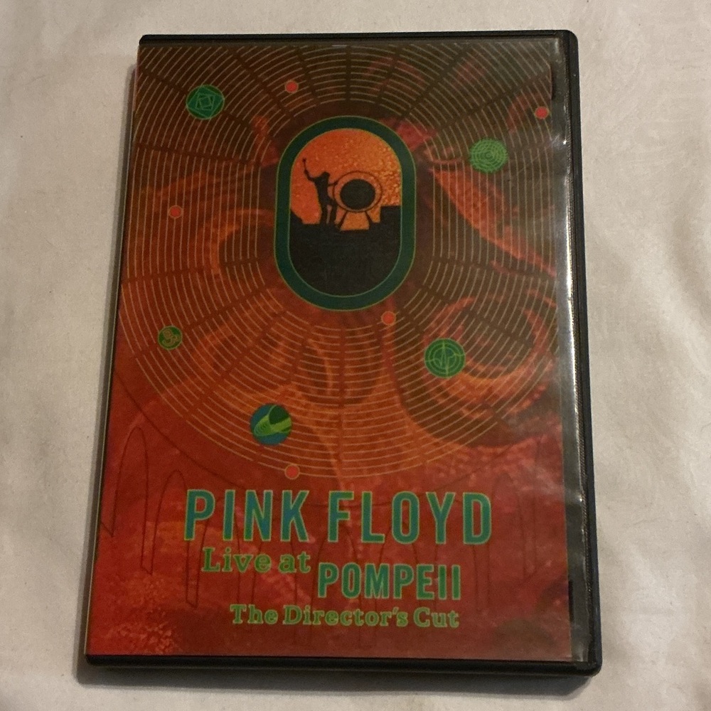 Pink Floyd DVD Cover — Orange and Green Graphic Artwork